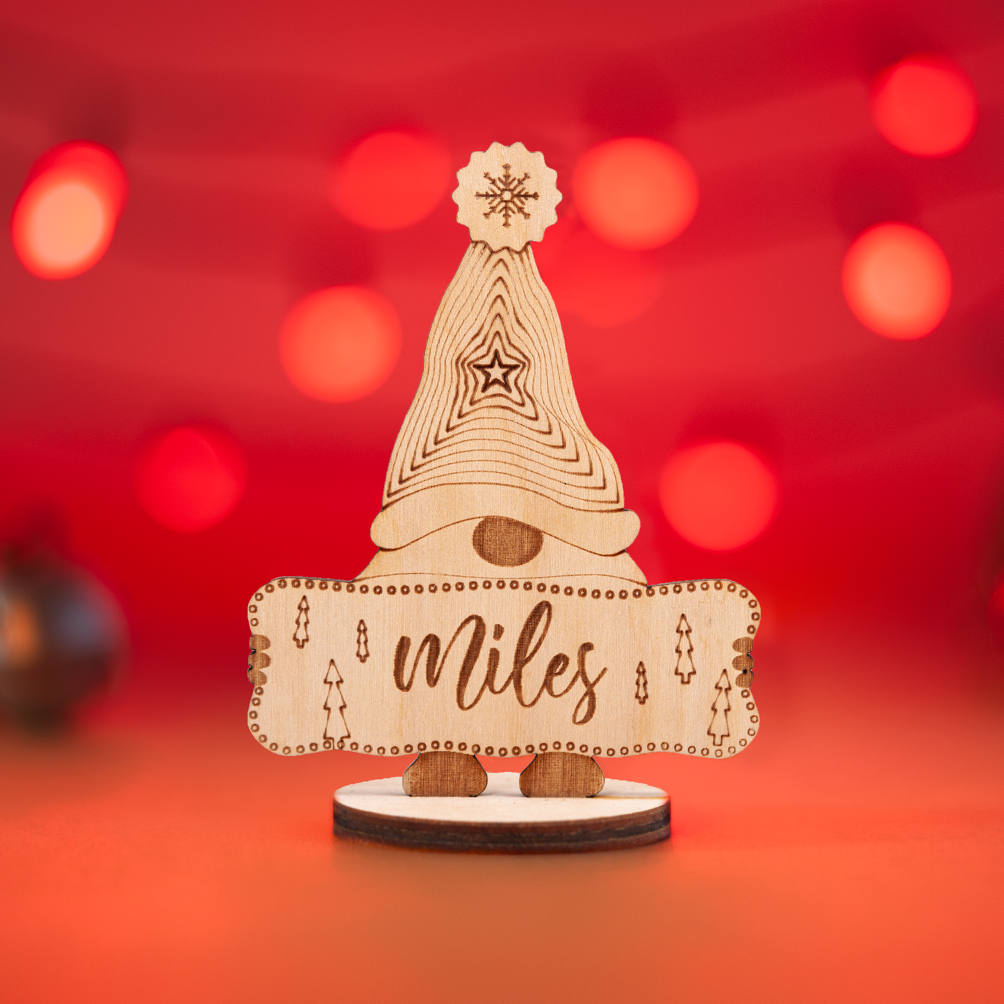 Handmade Christmas table decoration gnome