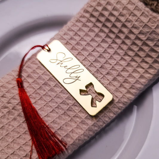 Personalised name cards for wedding and party table place settings