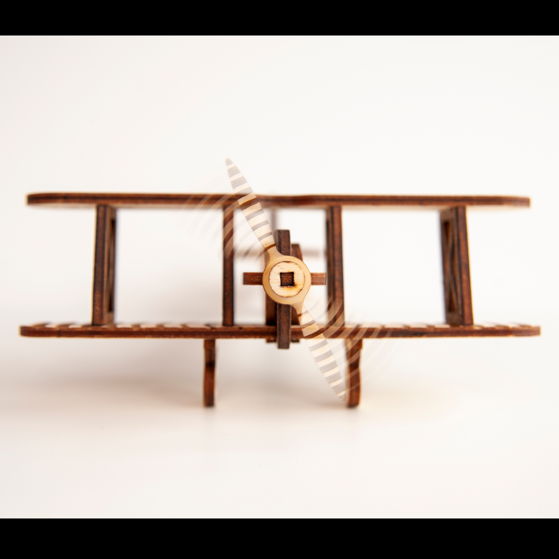 STEM learning wooden plane puzzle for building and creativity