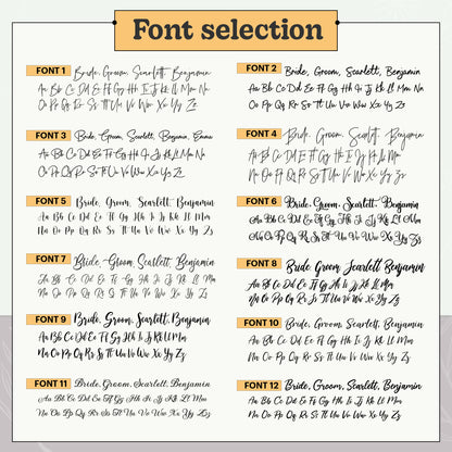 Personalised Wooden Heart Place Cards, Engraved Wedding & Party Table Decor